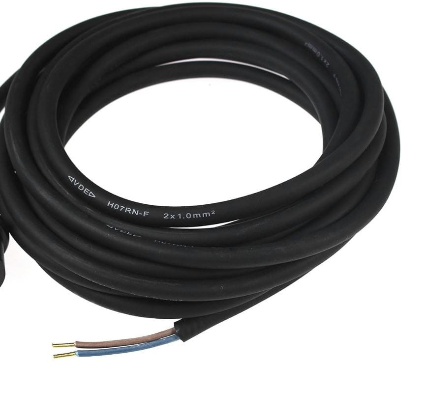 Vetec 40.016 Aansluitsnoer neopreen 10m - H05RN-F - 2 x 0,75 mm²