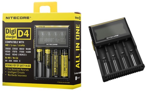 Led-Byt.pl ładowarka Nitecore D4  LI-Ion  14500(AA), ICR123 (RCR123),16340, 17335, 17500, 18490, 18350, 18500, 18650, 17670, 22650, 26650 Ni-MH oraz Ni-Cd w rozmiarze AAA, AA i C (R14)4.jpg