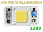 Dioda LED 50W 230V BRIDGELUX WHITE FULL SPECTRUM