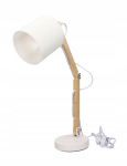 Lampka nocna biurkowa  drewniana E14 