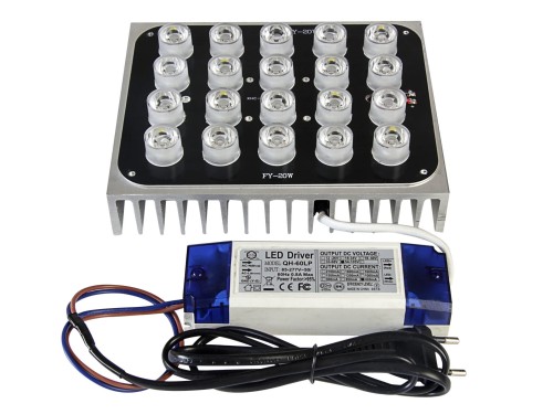 Led-Byt.pl panel led do akwarium morskiego 40W 120st 20x 3W 45mil bridgelux epiled (2).JPG
