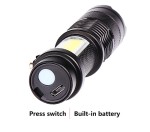 Latarka akumulatorowa SK68 CREE Q5 zoom USB