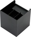 Lampa kinkiet  zewnętrzny regulowany  Leo 2x3W czarny 4000K