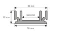 Led-Byt.pl radiator aluminiowy P22139 100cm 50cm 30x12mm akwarium dioda.JPG
