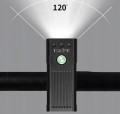 Led-Byt.pl latarka lampa rowerowa akumulatorowa 5200mAh  3 tryby powerbank USB (4).JPG