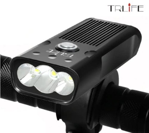 Led-Byt.pl latarka lampa rowerowa akumulatorowa 5200mAh  3 tryby powerbank USB (7).JPG