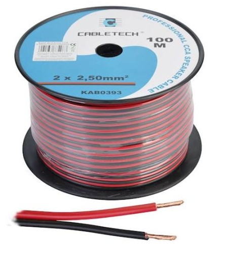 Led-Byt.pl przewód kabel głośnikowy cca 2x2,5mm2 2,5mm2 2,5mm 1m 100m zasilający linka.JPG