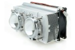 Radiator aktywny z soczewką do diod 20-200W KPL