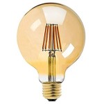 Żarówka LED G125 RETRO 8W 230V E27 CIEPŁA