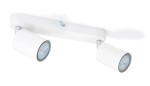Lampa Kinkiet Oprawa  halogenowa ścienno-sufitowa GU10 podwójna biała