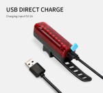 Lampa rowerowa tylna 1200mAh USB 5 trybów pracy