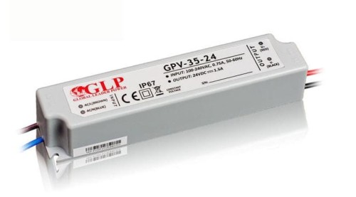 Led-Byt.pl zasilacz impulsowy stałonapięciowy GLP premium 24V 35W 1,5W IP65.JPG