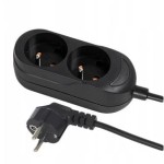 Listwa zasilająca przedłużacz 2 gniazda  1,5m