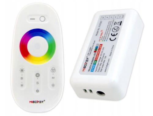 Led-Byt.pl pilot sterownik kontroler MiLight RGBW 12V 24V 288W radiowy RF komplet.JPG