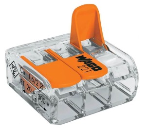 Złączka WAGO  3x 0,2-4 mm2  