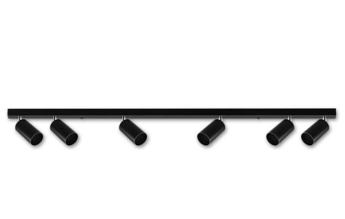Led-Byt.pl kinkiet czarny 6x gu10 lampa ścienno sufitowa.JPG