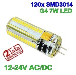 Żarówka LED 7W G4 12-24V AC/DC CIEPŁA