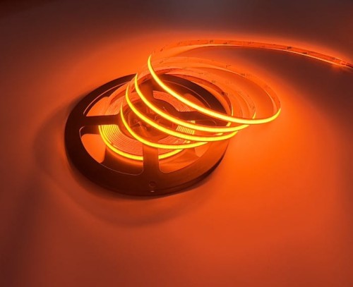 Led-Byt.pl taśma led COB neon 12V POMARAŃCZOWA ORANGE 45W 9W 2400 480 led 5 lat gwarancji 8mm.jpg