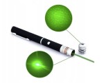 Wskaźnik laserowy 5mW zielony + baterie + koncówki
