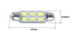 Żarówka LED SV8,5 12V 3W 41mm CANBUS
