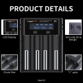 Led-Byt.pl ładowarka procesorowa D4 czterokanałowa 21700 18650 26650 AA AAA LCD USB  (3).JPG