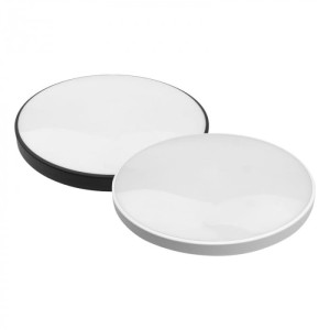 Plafon LED natynkowy 24W  4000K okrągły czarny biały z wymienną ramką