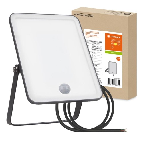 Led-Byt.pl Naświetlacz LED 30W 3000K 2550lm IP65 Czarny z Czujnikiem Ruchu LEDVANCE ESSENTIAL SENSOR OSRAM (1).jpg