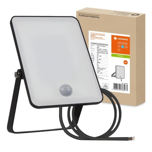 Led-Byt.pl Naświetlacz LED 20W 4000K 1800lm IP65 Czarny z Czujnikiem Ruchu LEDVANCE ESSENTIAL SENSOR OSRAM (2).jpg
