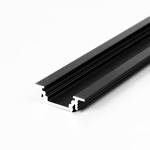 Profil aluminiowy GROOVE anodowany CZARNY 200cm