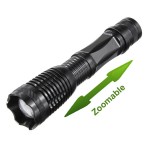 Latarka UltraFire E6 CREE XM-L2 U2 1800lm ZOOM ZESTAW