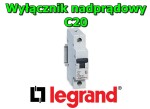 Bezpiecznik / Wyłącznik nadprądowy 1P C20