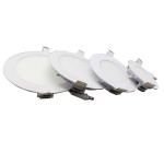 Panel LED podtynkowy 18W biały neutralny 4500K okrągły biały