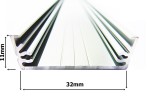 Profil aluminiowy WIDE anodowany SREBRNY na wymiar