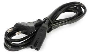 Przewód zasilający ósemka 100cm z wtyczką