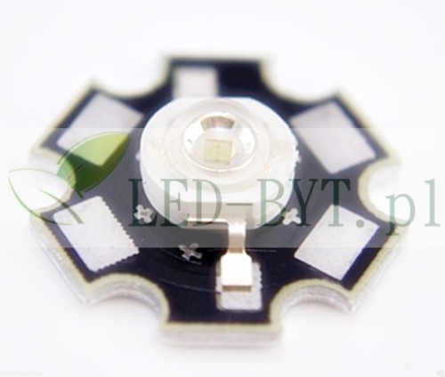 Led-Byt.pl dioda 3W epiled UV royal blue aktynika 420-425nm PCB.jpg