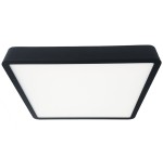 Panel LED natynkowy 6W czarny 4500K kwadratowy