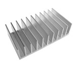 Radiator aluminiowy A5724 124x35x100mm
