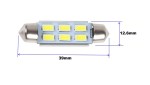Żarówka LED SV8,5 12V 3W 39mm CANBUS