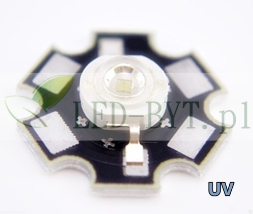 Led-Byt.pl dioda 3W epiled UV royal blue aktynika 420-425nm PCB.jpg