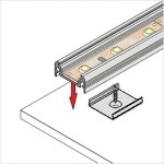 Uchwyt sprężysty SURFACE GROOVE CORNER (kpl 2 sztuk)