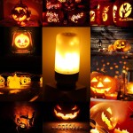 Żarówka LED 5W 230V E27 PŁOMIEŃ + 3 tryby