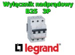 Bezpiecznik / Wyłącznik nadprądowy 3P B25