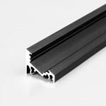 Profil aluminiowy CORNER anodowany CZARNY 200cm